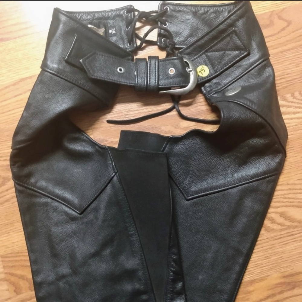 Harley Davidson leather chaps
